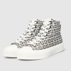 Givenchy City 4G Jacquard High Top Sneakers Size 38
